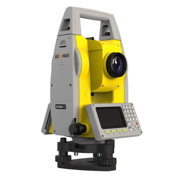 Dark Gray GeoMax Zoom10 Manual Total Station